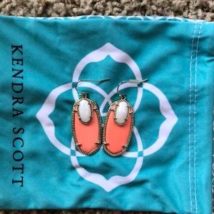 Kendra Scott custom made coral Elle earrings